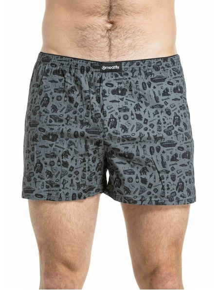 Meatfly Meatfly мъжки боксерки Agostino Riot Act Seamless Double Pack