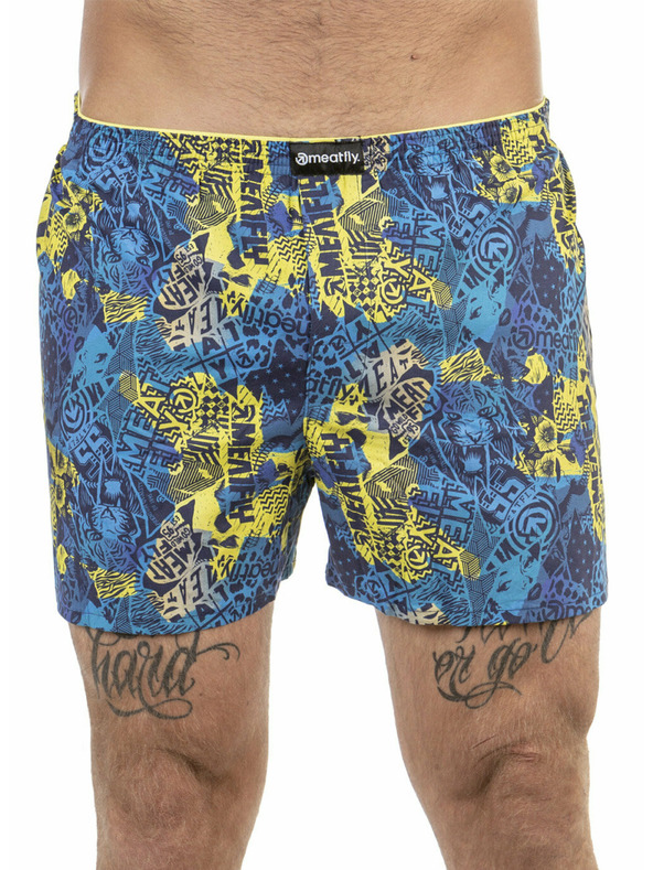 Meatfly Meatfly мъжки боксерки Agostino Double Pack B - Mosh