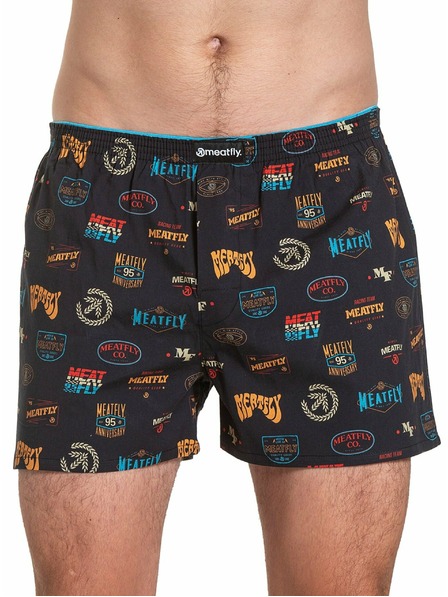 Meatfly Meatfly мъжки боксерки Agostino Double Pack H - Badges