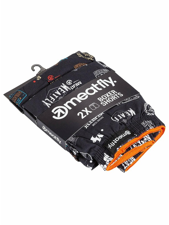 Meatfly Meatfly мъжки боксерки Agostino Double Pack H - Badges