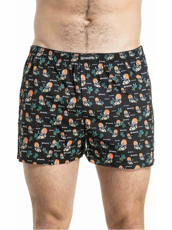 Meatfly Meatfly мъжки боксерки Agostino SK8 Skeleton / Fly Double Pack