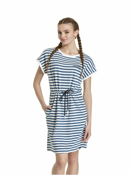 Meatfly Meatfly дамски рокли Lottie Blue Stripes