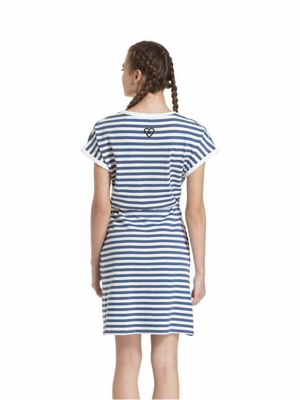 Meatfly Meatfly дамски рокли Lottie Blue Stripes