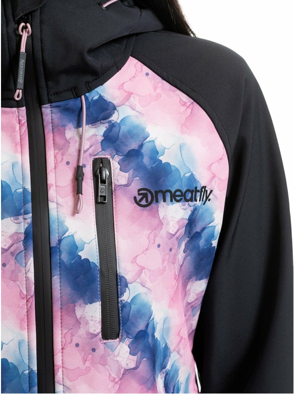 Meatfly Meatfly дамско softshell яке Zaja Black / Bubbles