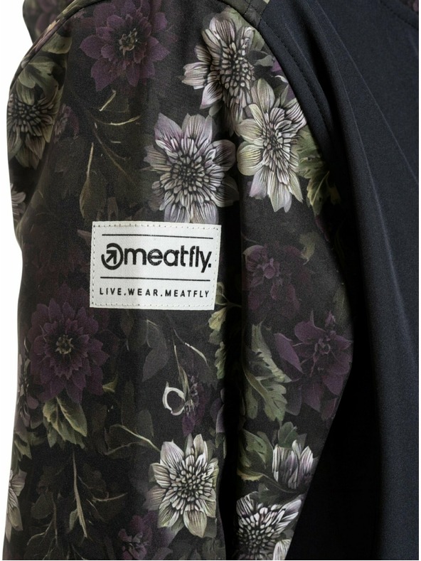 Meatfly Meatfly дамско softshell палто Thea Straws / Black