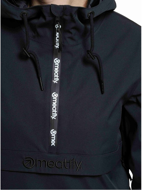 Meatfly Meatfly дамско streetwear яке Kalle Black / Black Logo