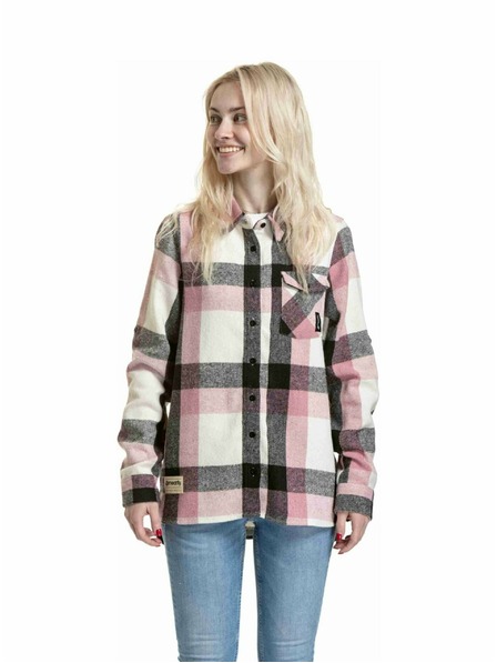 Meatfly Meatfly дамска риза Dora Premium Pink / Brown