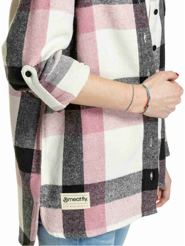 Meatfly Meatfly дамска риза Dora Premium Pink / Brown