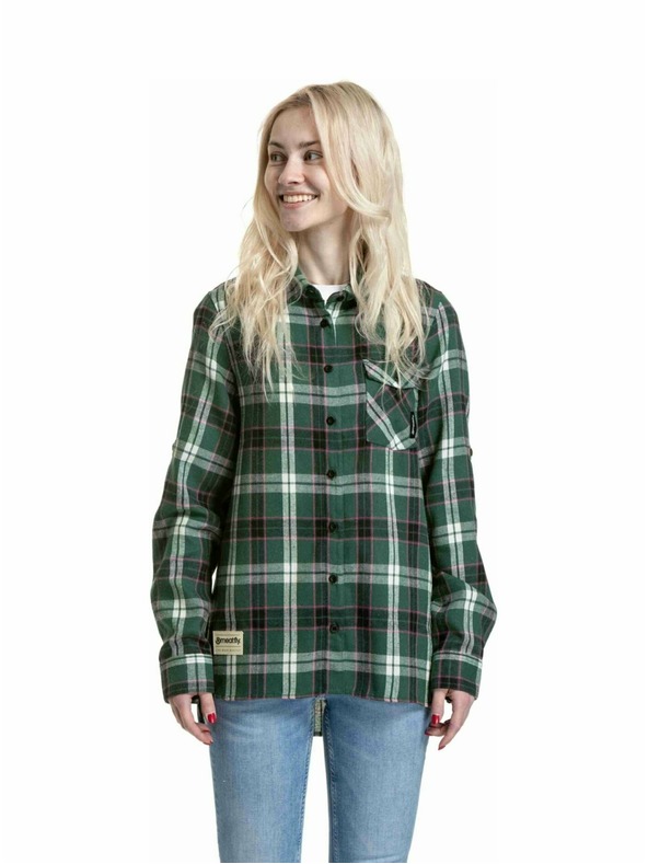 Meatfly Meatfly дамска риза Courtney Dark Green