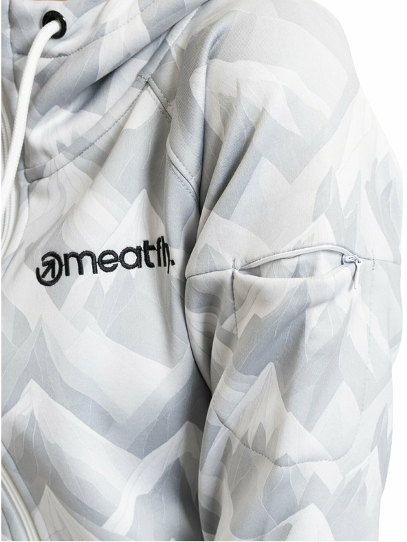 Meatfly Meatfly дамски технически суитшърт Alisha White Mountain