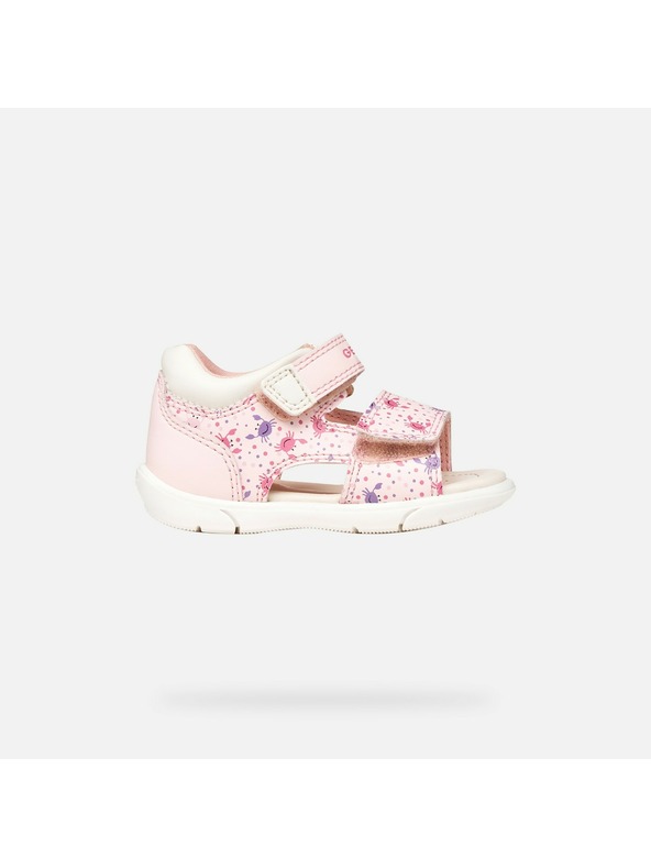 Geox Розови детски сандали за първи крачки Geox Sandal Zapito