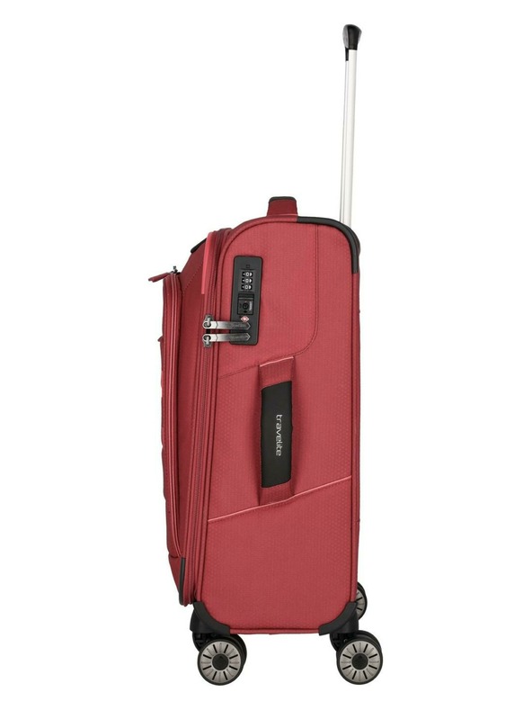 Travelite Червен пътнически куфар Travelite Skaii 4w S