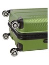 Travelite Зелен пътнически куфар Travelite City 4w L Green