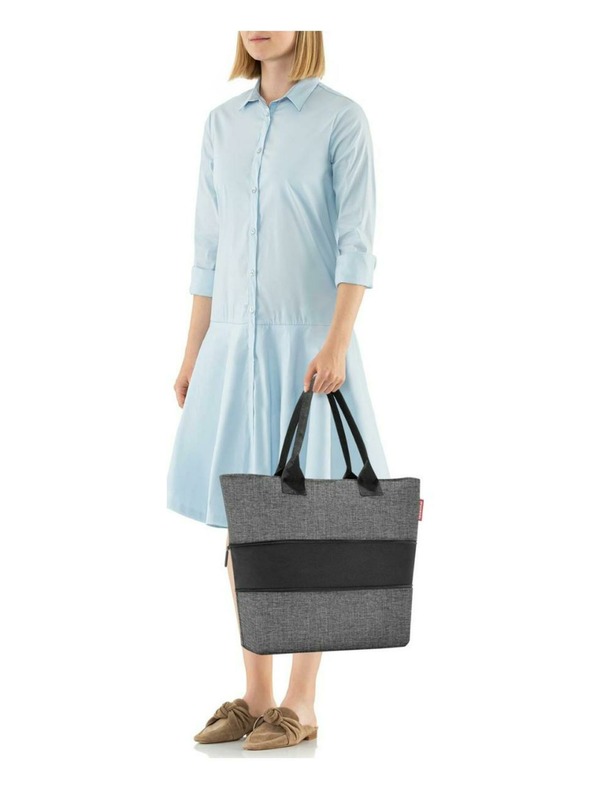 Reisenthel Чанта Reisenthel Shopper E1 Сива чанта на райета