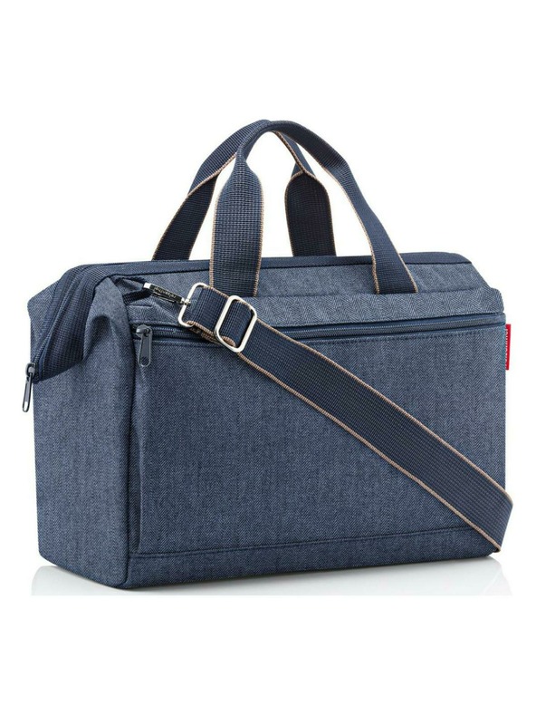 Reisenthel Reisenthel Allrounder S Pocket Herringbone Тъмно синя пътна чанта
