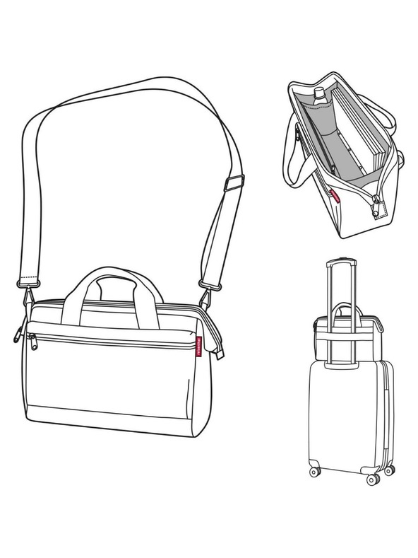 Reisenthel Reisenthel Allrounder S Pocket Herringbone Тъмно синя пътна чанта