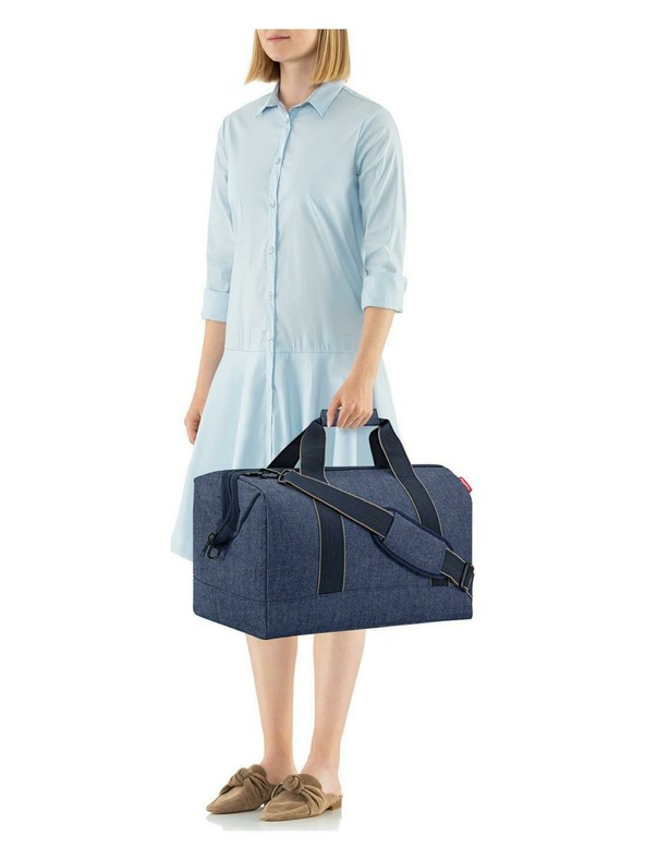 Reisenthel Тъмносиня пътна чанта Reisenthel Allrounder L Herringbone Dark Blue