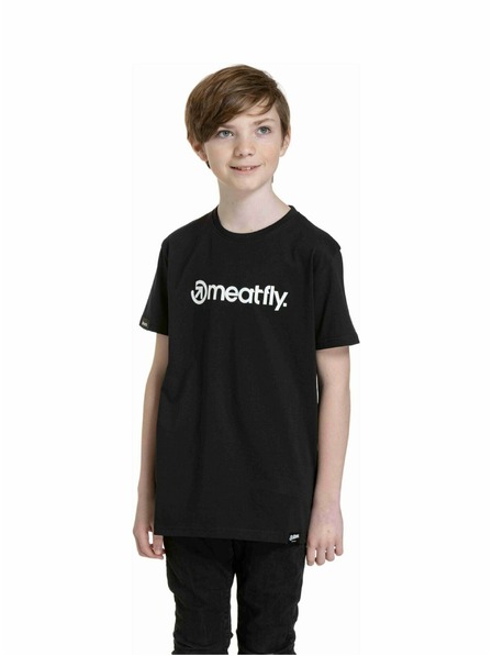 Meatfly Meatfly детска тениска Bart Черна | Черна | Размер 146 | 100% памук
