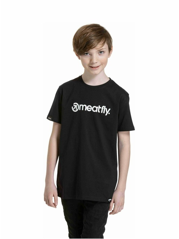 Meatfly Meatfly детска тениска Bart Черна | Черна | Размер 146 | 100% памук