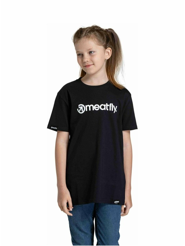 Meatfly Meatfly детска тениска Bart Черна | Черна | Размер 146 | 100% памук