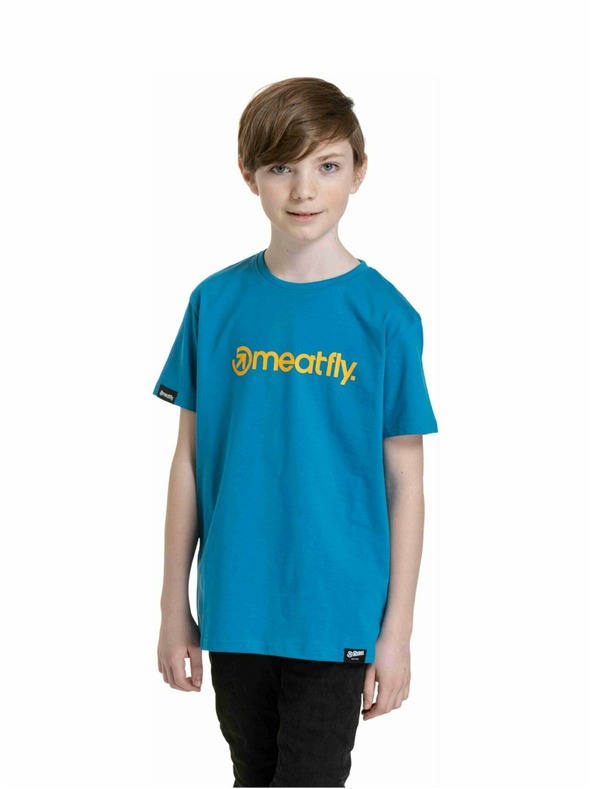 Meatfly Meatfly детска тениска Bart Funky Blue | Синя | Размер 146 | 100% памук
