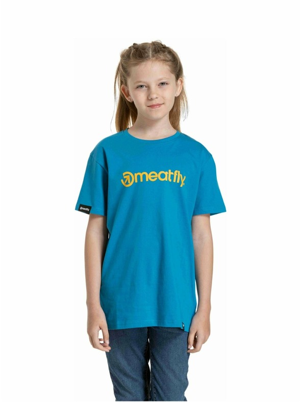 Meatfly Meatfly детска тениска Bart Funky Blue | Синя | Размер 146 | 100% памук