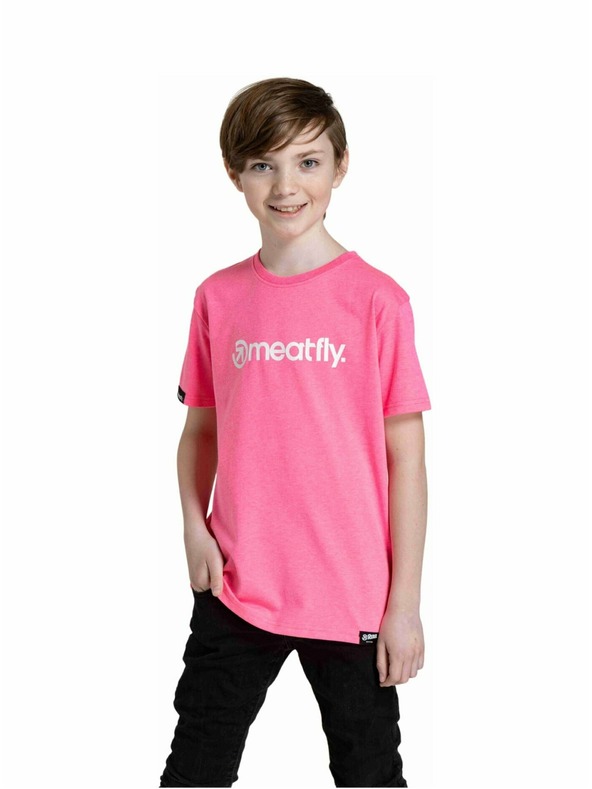 Meatfly Meatfly детска тениска Bart Neon Pink | Розова | Размер 146 | 100% памук
