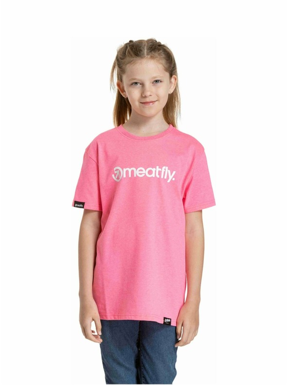 Meatfly Meatfly детска тениска Bart Neon Pink | Розова | Размер 146 | 100% памук