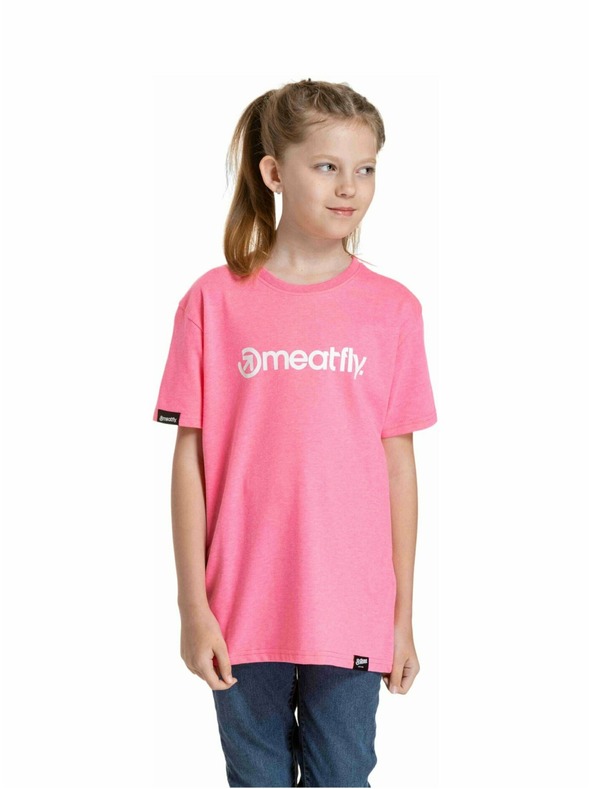 Meatfly Meatfly детска тениска Bart Neon Pink | Розова | Размер 146 | 100% памук