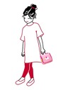 Reisenthel Розова козметична чанта за момиче с мотив слон Reisenthel Toiletbag S Kids Abc friends pink