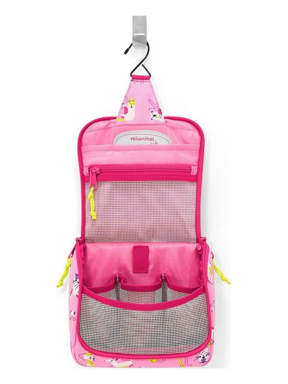 Reisenthel Розова козметична чанта за момиче с мотив слон Reisenthel Toiletbag S Kids Abc friends pink