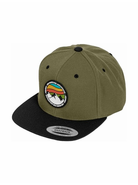 Meatfly Meatfly шапка с козирка Flanker Snapback Red Mountain/Olive/Black