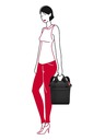 Reisenthel Черна раница и чанта 2в1 Reisenthel Allrounder R Black