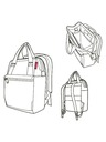 Reisenthel Черна раница и чанта 2в1 Reisenthel Allrounder R Black