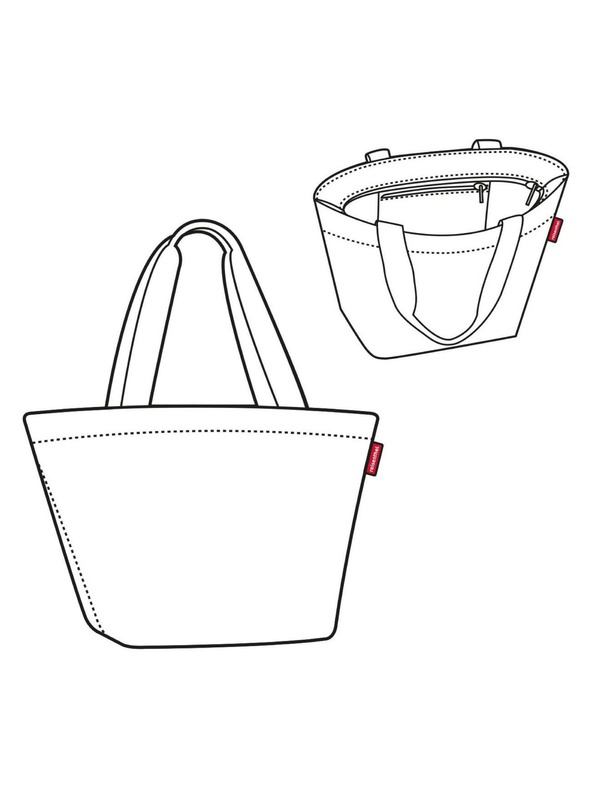 Reisenthel Черна дамска чанта Reisenthel Shopper M