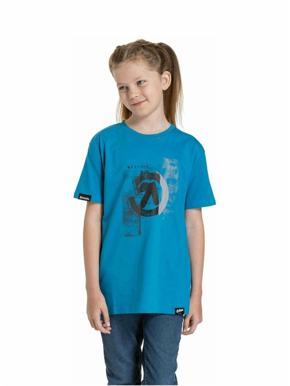 Meatfly Meatfly детска тениска Artee Funky Blue | Синя | Размер 158 | 100% памук