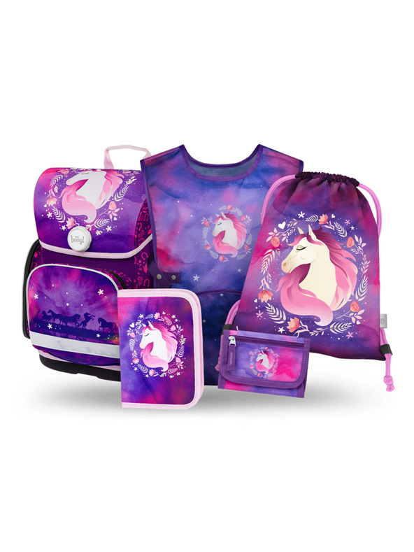 BAAGL  BAAGL SET 5 Ergo Конь: портфейл, пенал, торба, престилка, портмоне