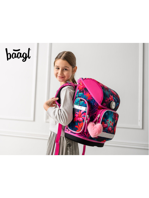 BAAGL  BAAGL SET 5 Ergo Фламинго: портфейл, пенал, торба, престилка, портмоне