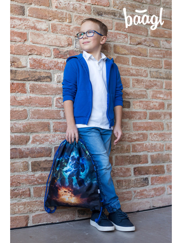 BAAGL  BAAGL SET 5 Ergo Робота: портфейл, пенал, торба, престилка, портмоне