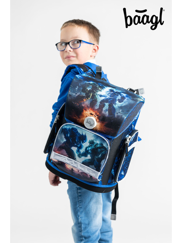 BAAGL  BAAGL SET 5 Ergo Робота: портфейл, пенал, торба, престилка, портмоне