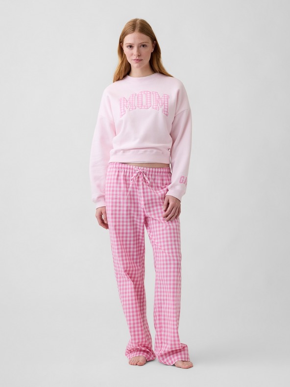 GAP Oversize суитшърт с лого Mom GAP