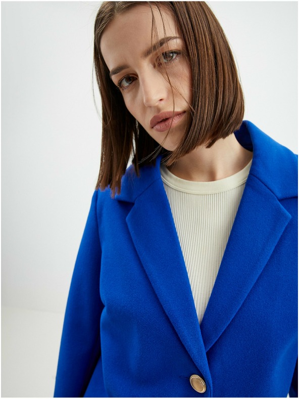 Orsay Синьо дамско палто ORSAY