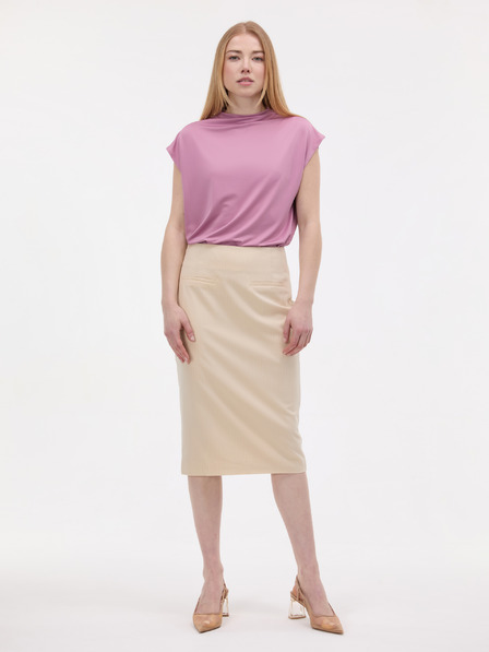 Orsay Светловиолетова дамска тениска с къс ръкав ORSAY