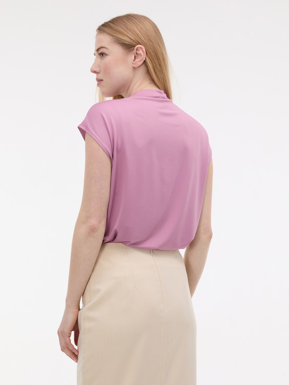 Orsay Светловиолетова дамска тениска с къс ръкав ORSAY