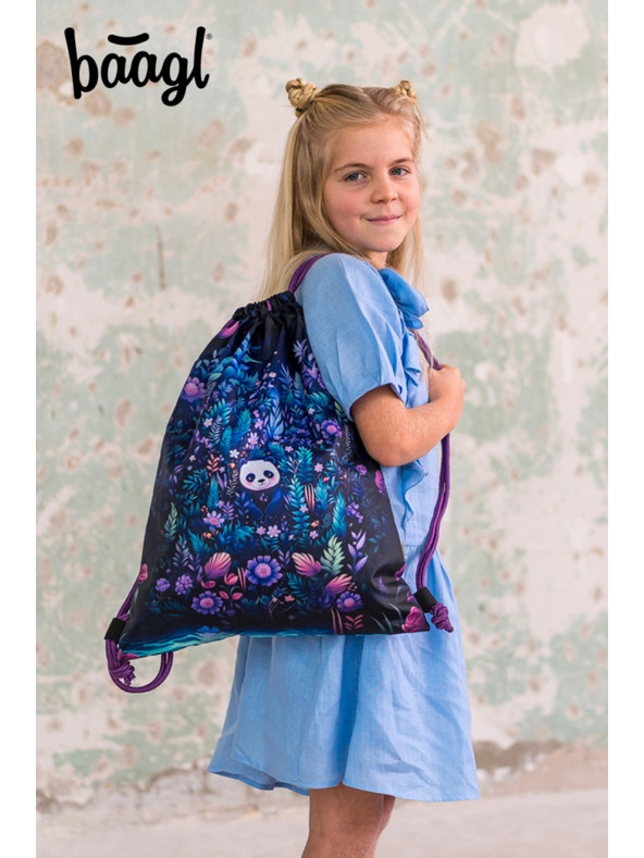 BAAGL  BAAGL SET 5 Ergo Jungle Панда: портфейл, пенал, торбичка, престилка, портмоне