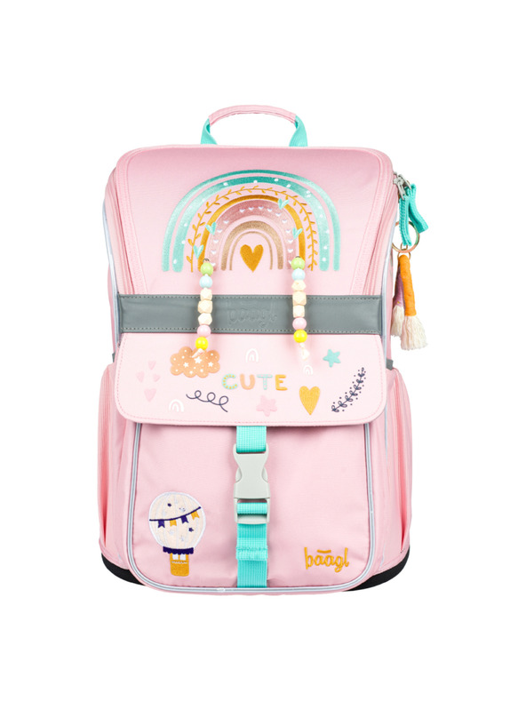 BAAGL  BAAGL SET 5 Zippy Дъга розов: портфейл, пенал, торбичка, престилка, портмоне