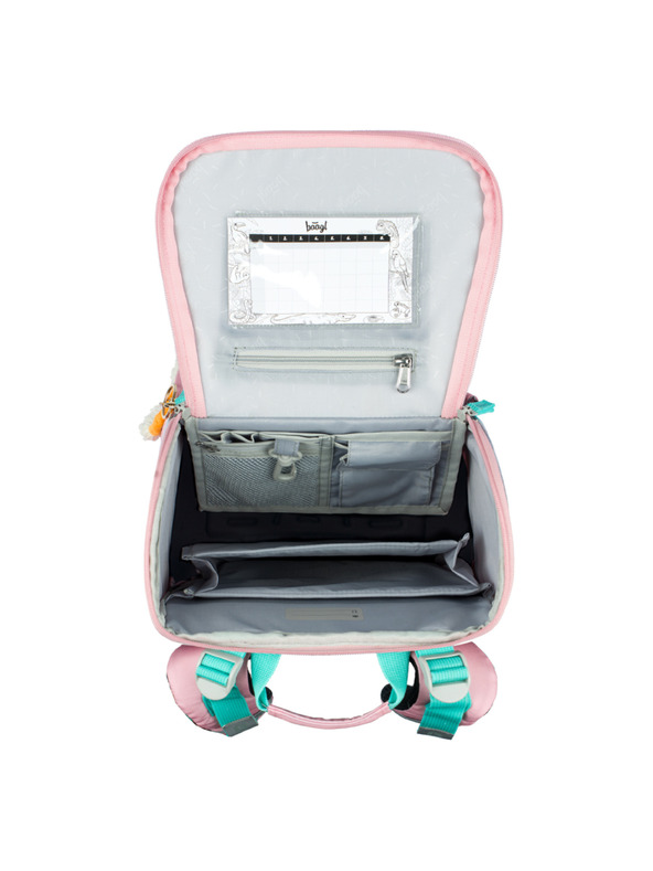 BAAGL  BAAGL SET 5 Zippy Дъга розов: портфейл, пенал, торбичка, престилка, портмоне