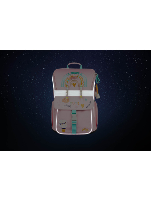 BAAGL  BAAGL SET 5 Zippy Дъга розов: портфейл, пенал, торбичка, престилка, портмоне