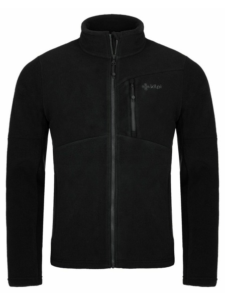 Kilpi Черно мъжко поларено яке с качулка Kilpi Glander-M