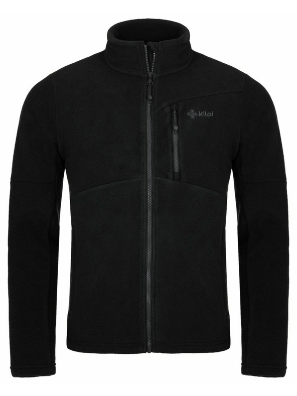 Kilpi Черно мъжко поларено яке с качулка Kilpi Glander-M